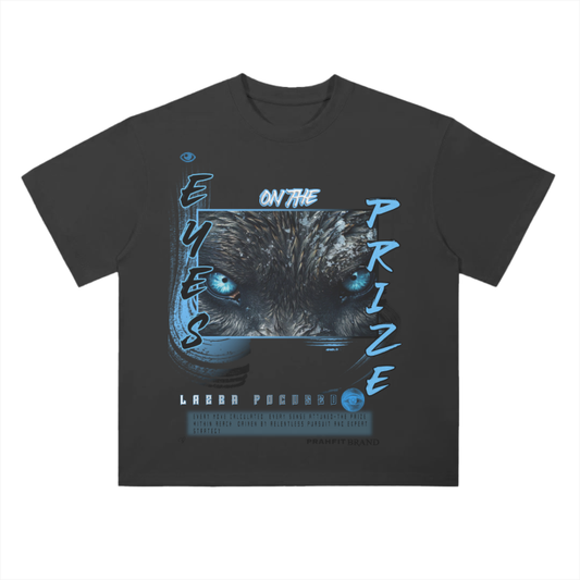 "Eyes on the Prize" - Drop Shoulder T